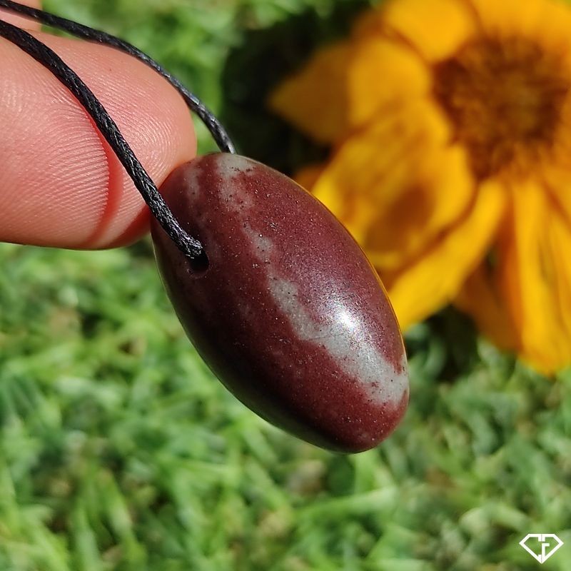 Pendentif Shiva Lingam Naturel D Inde