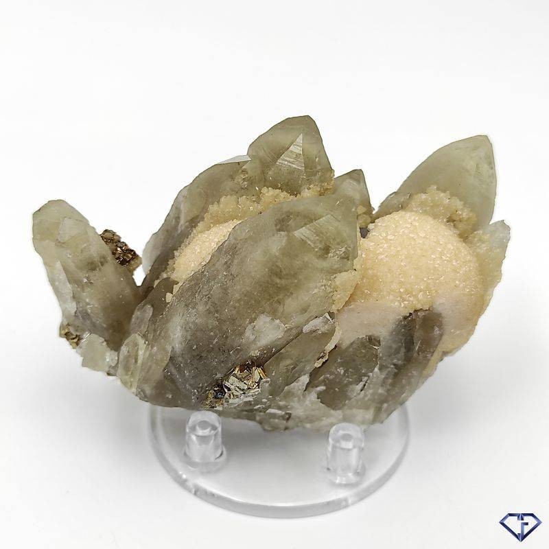 Quartz, Calcite & Pyrite en provenance de Roumanie