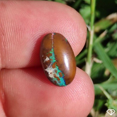 Opale boulder naturelle polie en provenance d'Australie