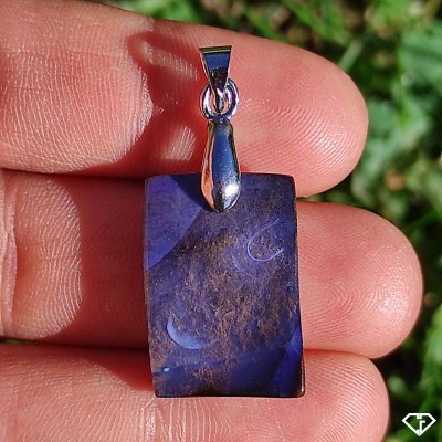 Pendentif Opale Boulder naturelle, Australie - Charlie's Gems