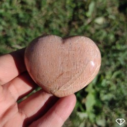 Heart of Natural Moon Stone of Madagascar