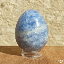 Natural Blue Calcite egg from Madagascar