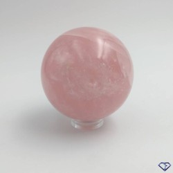 Quartz Sphere Starred Rose