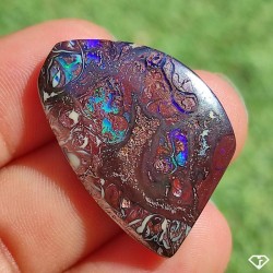 Opale Boulder (Koroit) naturelle en provenance d'Australie