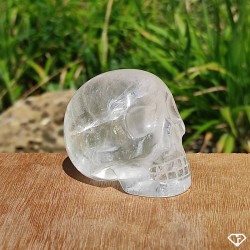 Rock Crystal Skull - Collection Stone from Brazil