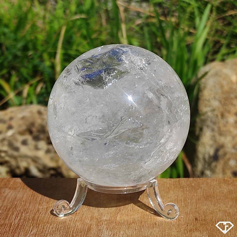 Boule de cristal de sulfure de Globe - Chine Globe de cristal et