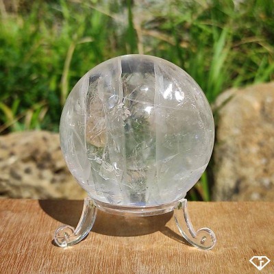 Sphère de Cristal de roche de Madagascar