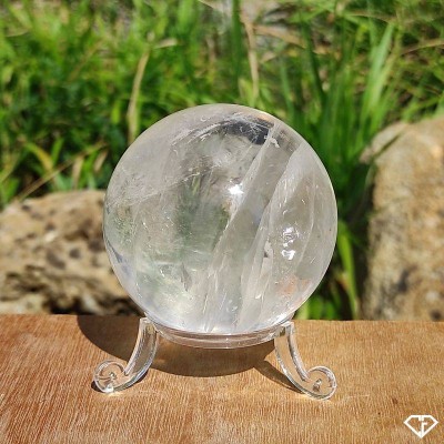 Sphère de Cristal de roche de Madagascar