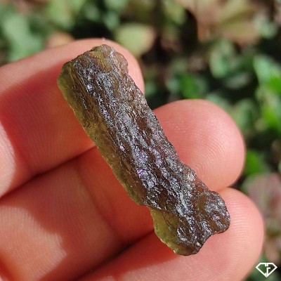 Moldavite naturelle brute en provenance de République Tchèque