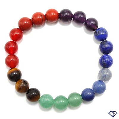 Bracelet 7 Chakras - Perles naturelles