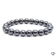 Bracelet perles Hématite naturelles