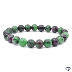Bracelet Rubis Zoïsite - Perles naturelles