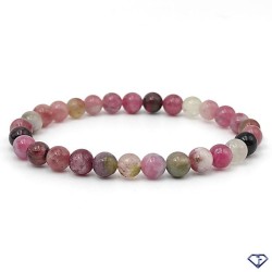 Bracelet Tourmaline multicolore - Perles naturelles