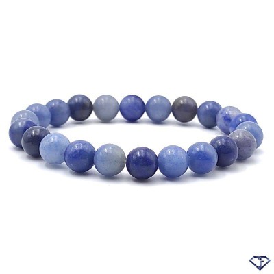 Bracelet Aventurine bleue - Perles naturelles