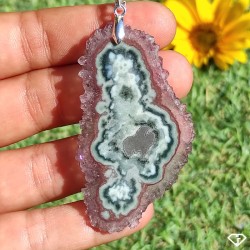copy of Pendant with polished amethyst tip