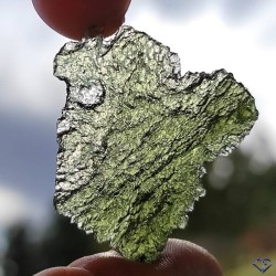 Natural Moldavite of the Czech Republic