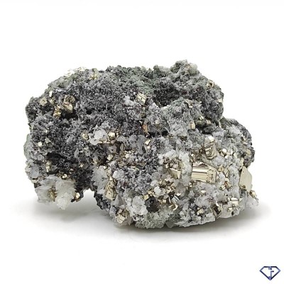 Pyrite Quartz Chlorite Galena and Calcite from Bulgaria