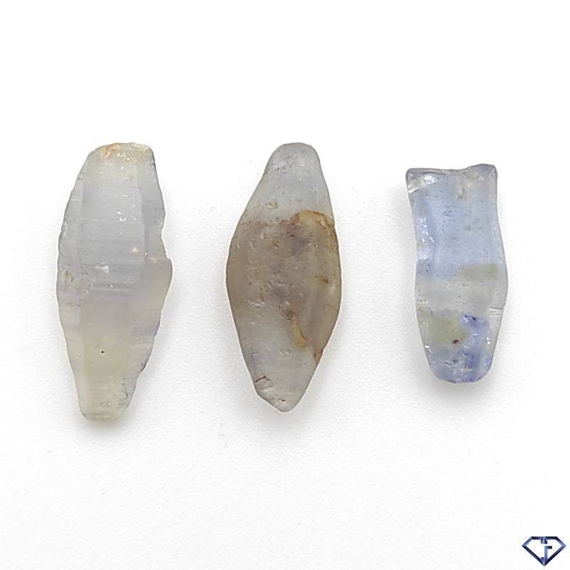 Lot of 3 Natural Sapphires - Sri Lanka Collection Stones