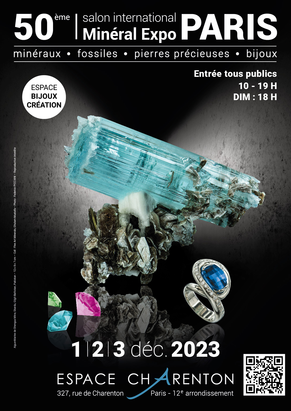Salon des Minéraux de Paris Charenton 2023